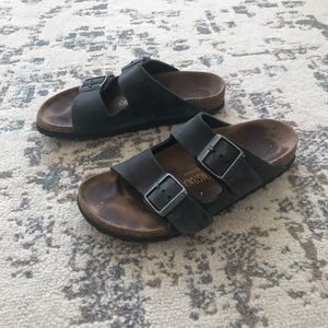 Leather Birkenstock’s size 37.